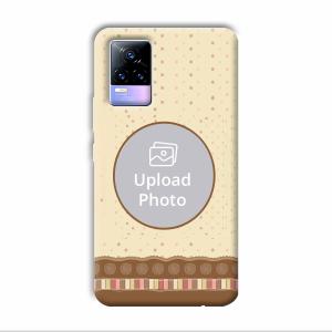Brown Design Customized Printed Back Cover for Vivo Y73
