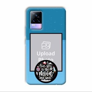 Love You Customized Printed Back Cover for Vivo Y73