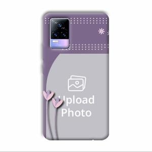 Lilac Pattern Customized Printed Back Cover for Vivo Y73