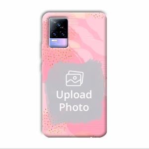 Sparkly Pink Customized Printed Back Cover for Vivo Y73
