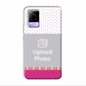 Baby Pink Design Customized Printed Back Cover for Vivo Y73