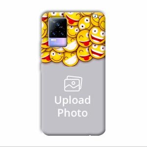 Emojis Customized Printed Back Cover for Vivo Y73