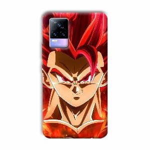 Goku Design Phone Customized Printed Back Cover for Vivo Y73