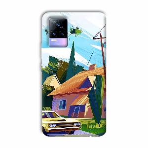 Car  Phone Customized Printed Back Cover for Vivo Y73