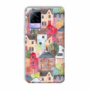 Colorful Homes Phone Customized Printed Back Cover for Vivo Y73