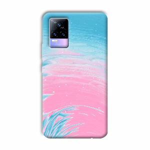 Pink Water Phone Customized Printed Back Cover for Vivo Y73