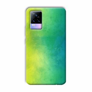 Green Pattern Phone Customized Printed Back Cover for Vivo Y73