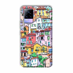 Colorful Alley Phone Customized Printed Back Cover for Vivo Y73