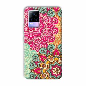 Floral Design Phone Customized Printed Back Cover for Vivo Y73