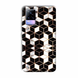 Black Cubes Phone Customized Printed Back Cover for Vivo Y73