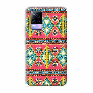 Colorful Rhombus Phone Customized Printed Back Cover for Vivo Y73
