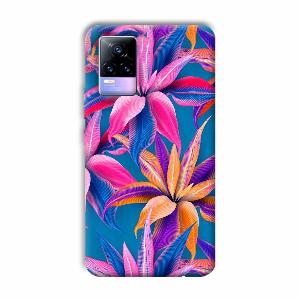 Aqautic Flowers Phone Customized Printed Back Cover for Vivo Y73