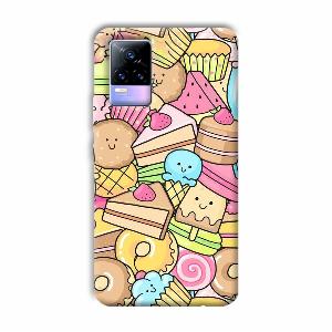 Love Desserts Phone Customized Printed Back Cover for Vivo Y73
