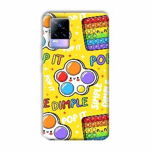 Pop It Phone Customized Printed Back Cover for Vivo Y73