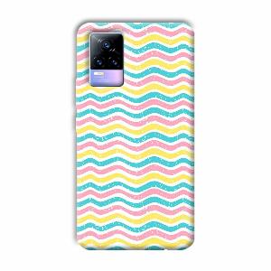 Wavy Designs Phone Customized Printed Back Cover for Vivo Y73