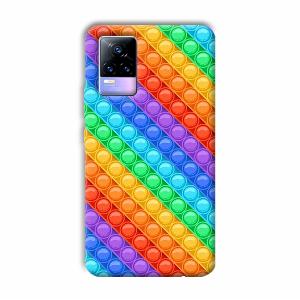 Colorful Circles Phone Customized Printed Back Cover for Vivo Y73