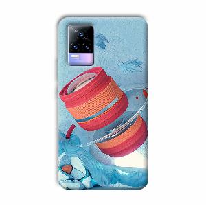 Blue Design Phone Customized Printed Back Cover for Vivo Y73