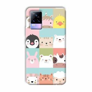 Kittens Phone Customized Printed Back Cover for Vivo Y73