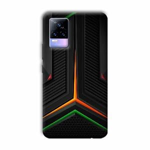 Black Design Phone Customized Printed Back Cover for Vivo Y73