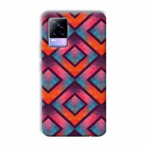 Colorful Boxes Phone Customized Printed Back Cover for Vivo Y73