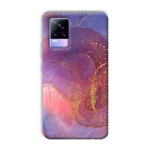 Sparkling Marble Phone Customized Printed Back Cover for Vivo Y73