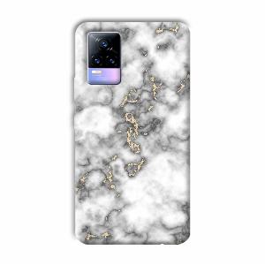 Grey White Design Phone Customized Printed Back Cover for Vivo Y73