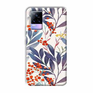 Cherries Phone Customized Printed Back Cover for Vivo Y73
