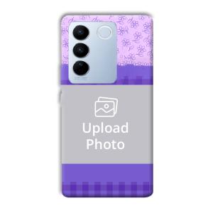 Cute Flowers Customized Printed Back Cover for Vivo V27