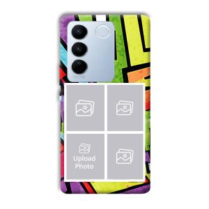 Pop of Colors Customized Printed Back Cover for Vivo V27
