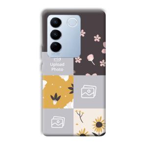 Collage Customized Printed Back Cover for Vivo V27