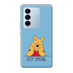 Winnie The Pooh Phone Customized Printed Back Cover for Vivo V27