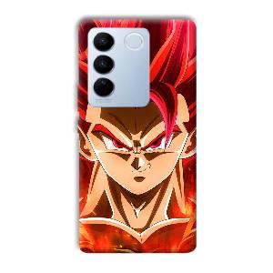 Goku Design Phone Customized Printed Back Cover for Vivo V27