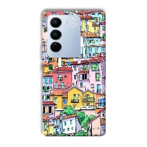Colorful Alley Phone Customized Printed Back Cover for Vivo V27