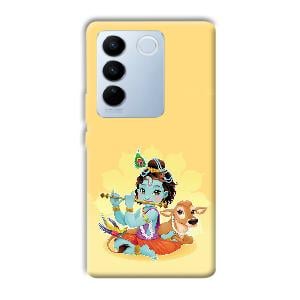 Baby Krishna Phone Customized Printed Back Cover for Vivo V27