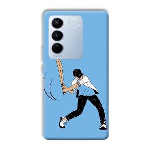 Cricketer Phone Customized Printed Back Cover for Vivo V27