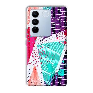 Paint  Phone Customized Printed Back Cover for Vivo V27