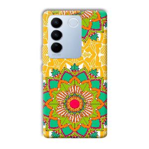 Mandala Art Phone Customized Printed Back Cover for Vivo V27