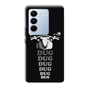 Dug Phone Customized Printed Back Cover for Vivo V27