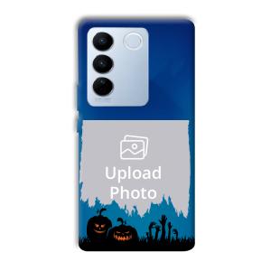 Halloween Customized Printed Back Cover for Vivo V27 Pro