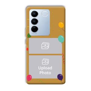 Balloons Customized Printed Back Cover for Vivo V27 Pro