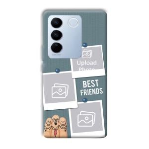 Best Friends Customized Printed Back Cover for Vivo V27 Pro