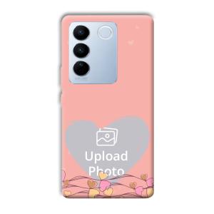 Small Hearts Customized Printed Back Cover for Vivo V27 Pro