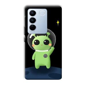 Alien Character Phone Customized Printed Back Cover for Vivo V27 Pro