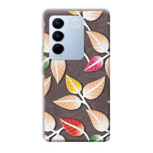 Leaves Phone Customized Printed Back Cover for Vivo V27 Pro
