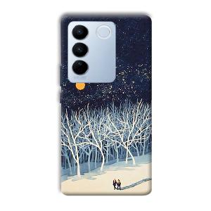 Windy Nights Phone Customized Printed Back Cover for Vivo V27 Pro