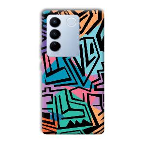 Patterns Phone Customized Printed Back Cover for Vivo V27 Pro