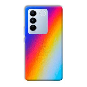 Rainbow Phone Customized Printed Back Cover for Vivo V27 Pro