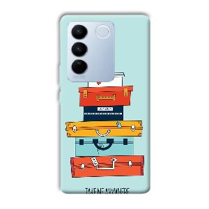 Take Me Anywhere Phone Customized Printed Back Cover for Vivo V27 Pro