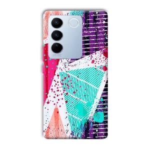 Paint  Phone Customized Printed Back Cover for Vivo V27 Pro