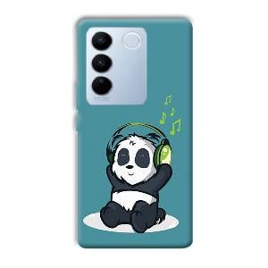 Panda  Phone Customized Printed Back Cover for Vivo V27 Pro
